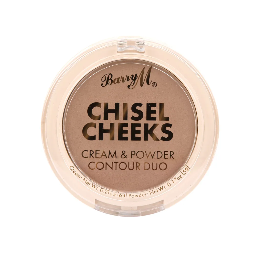 Barry M Chisel Cheeks Cream & Powder Contour Duo - Light