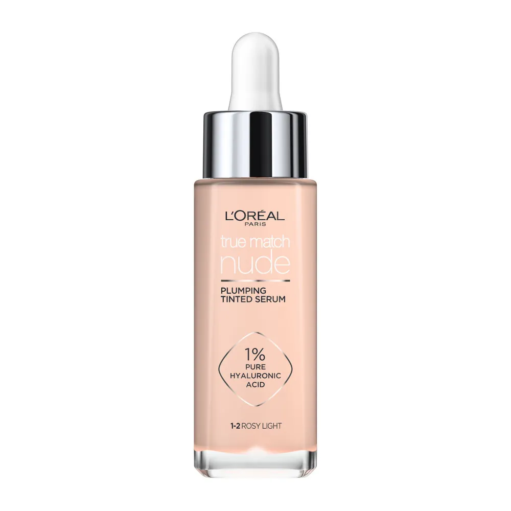 L’Oréal Paris True Match Nude Plumping Tinted Serum - 1-2 Rosy Light