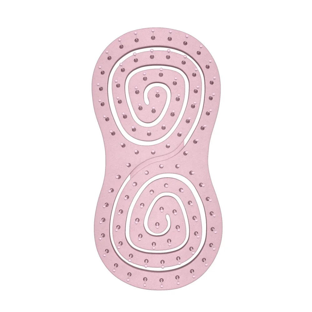 Noelle Eco-Friendly Detangler Hairbrush - Pink Swirl