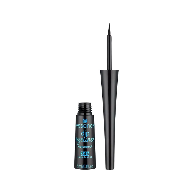 essence Dip Eyeliner Waterproof 24h Long-lasting - 01 Black