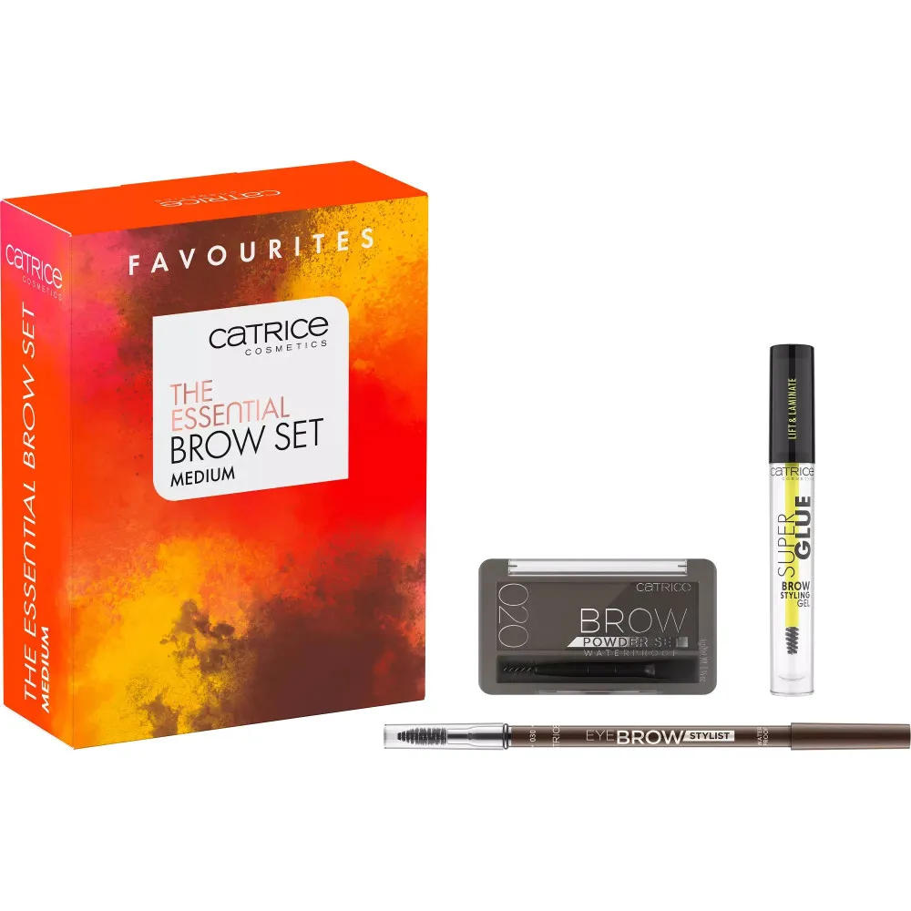 CATRICE kit de sprancene -The Essential Brow Set - Medium