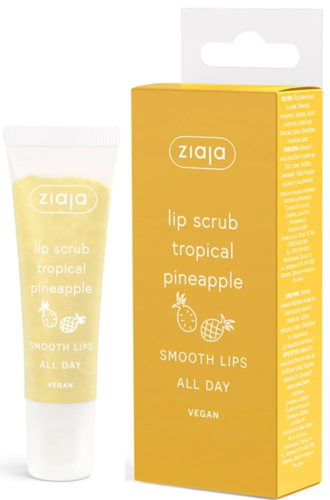 Ziaja scrub pentru buze - Lip Scrub  -  Tropical Pineapple