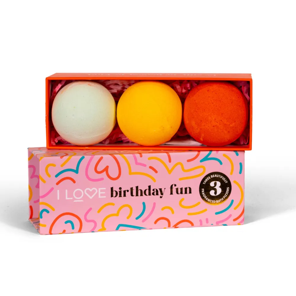 I Love... Cosmetics set bombe de baie - I Love Special Moments Birthday Fun Fizzers