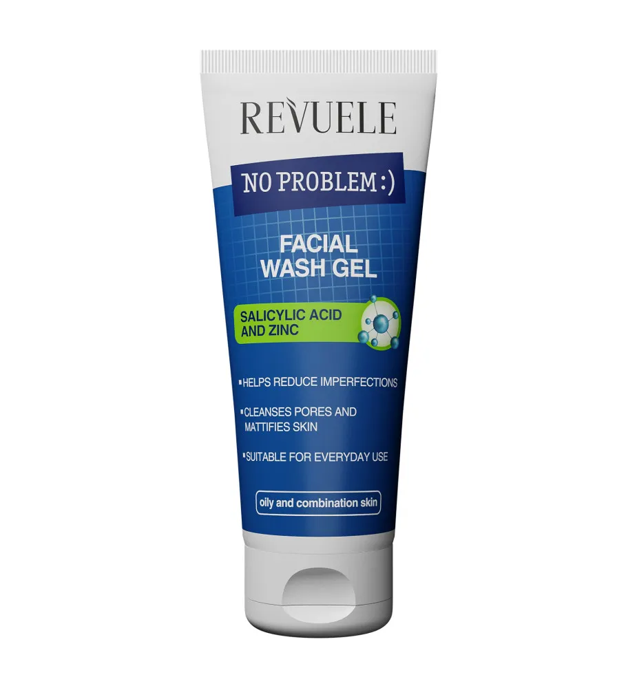 Revuele gel de curatare - No Problem Facial Wash Gel - Salicylic Acid And Zinc