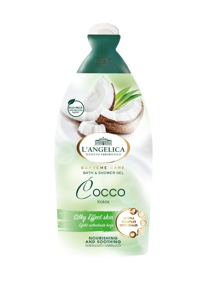 L'Angelica gel de dus - Bath & Shower Gel - Coconut