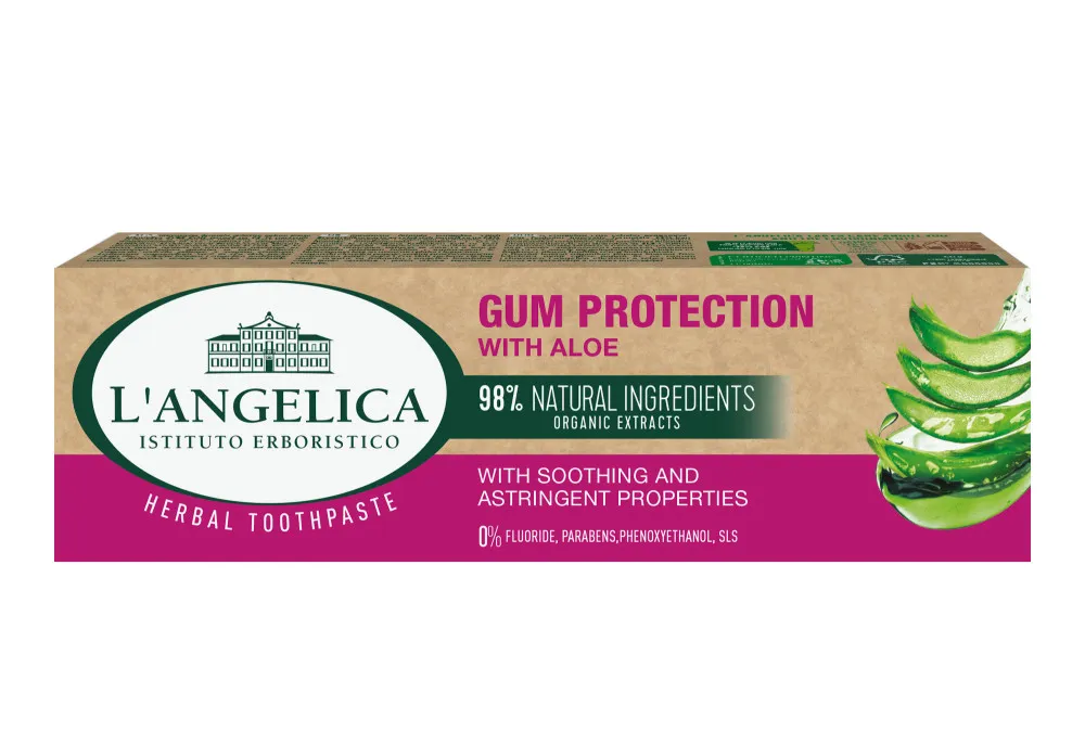 L'Angelica pasta de dinti - Gum Protection Toothpaste - Aloe Vera