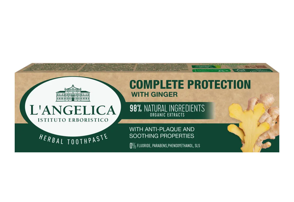 L'Angelica pasta de dinti - Complete Protection Toothpaste - Ginger