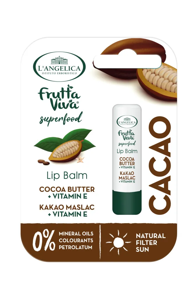 L'Angelica Lip Balm - Cocoa Butter And Vitamin E