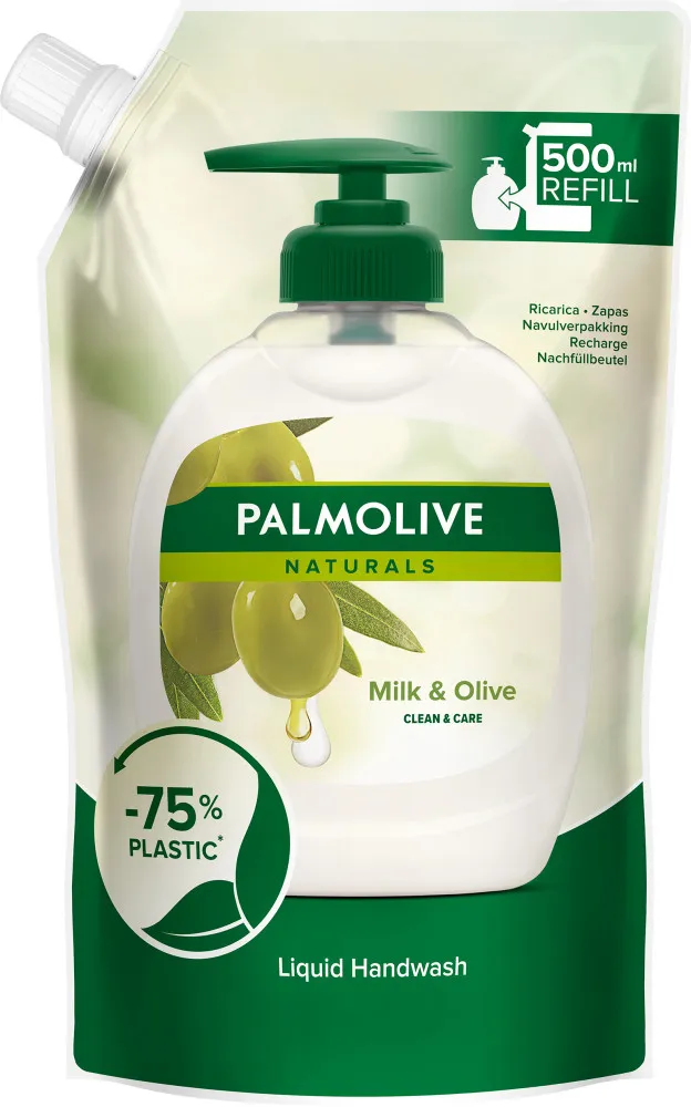 Palmolive rezerva sapun lichid - Naturals Liquid Soap Refill - Milk & Olive