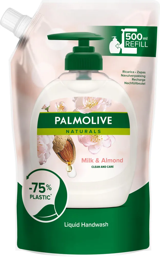 Palmolive rezerva sapun lichid - Naturals Liquid Soap Refill - Milk & Almond