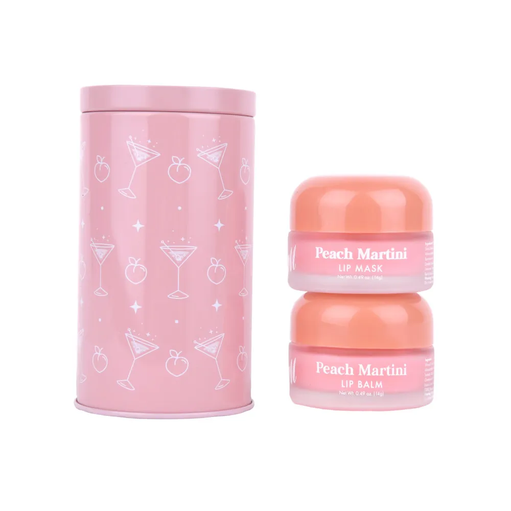 Barry M set ingrijire buze - Lip Care Duo - Peach Martini