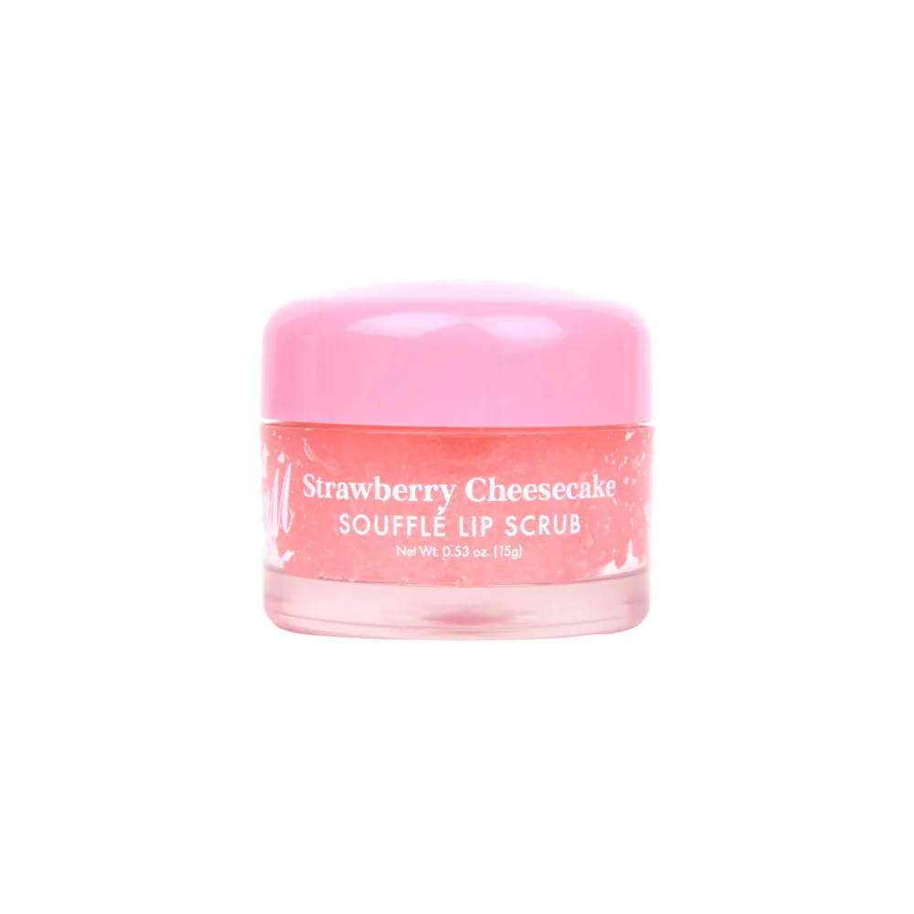 Barry M scrub pentru buze - Souffle Lip Scrub - Strawberry Cheesecake