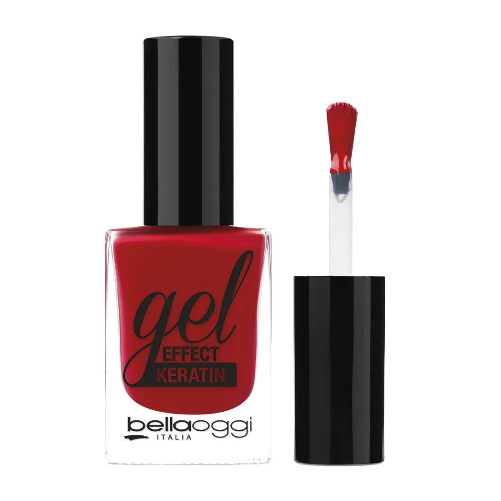 bellaoggi Gel Effect Keratin Nail Polish - Cherry Passion