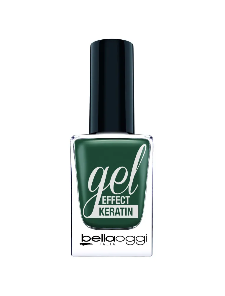 bellaoggi Gel Effect Keratin Nail Polish - Teal Green