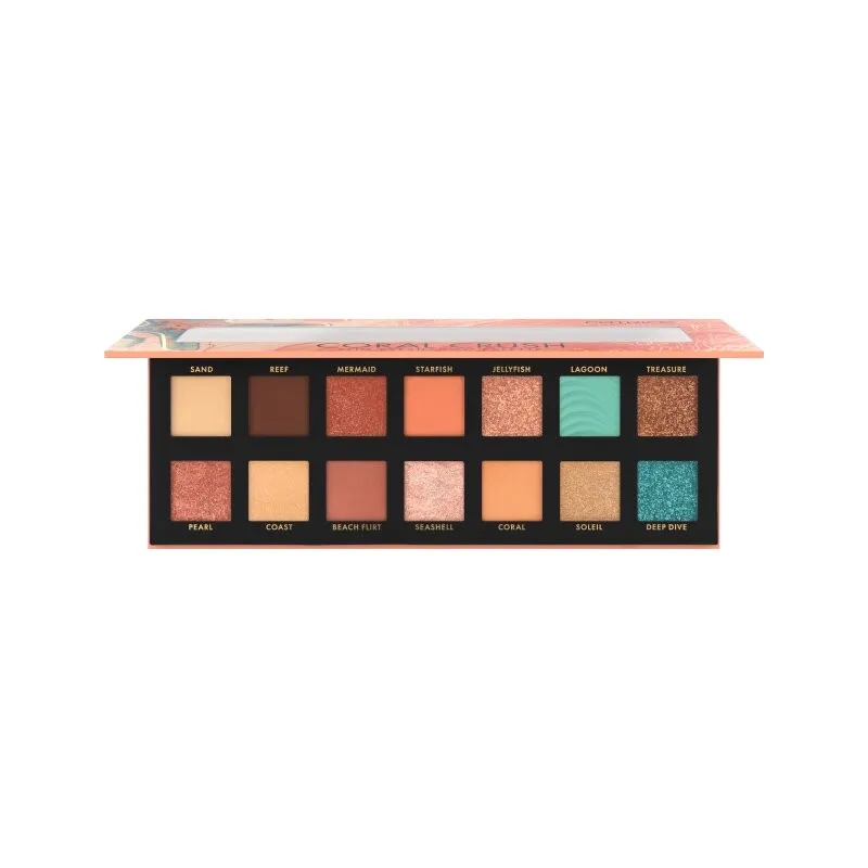 CATRICE Coral Crush Slim Eyeshadow Palette - 030 Under the Sea