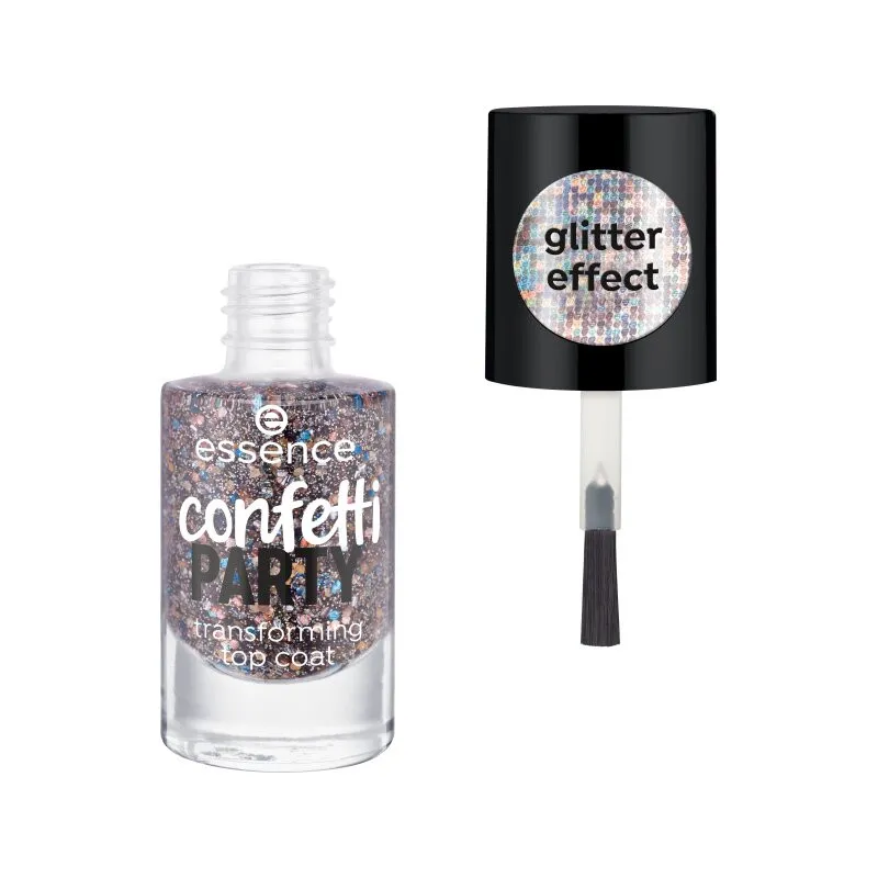 essence Confetti Party Transforming Top Coat