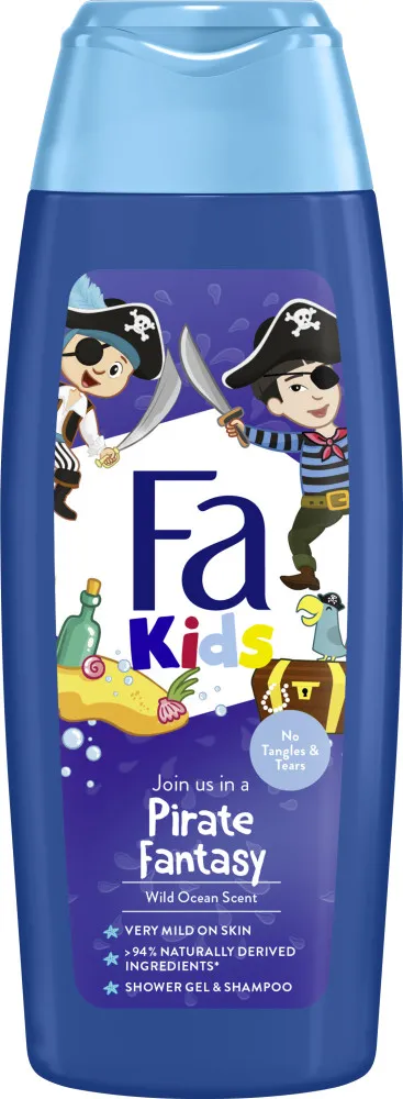 Fa gel de dus & sampon pentru copii - Kids Shower Gel & Shampoo - Pirate