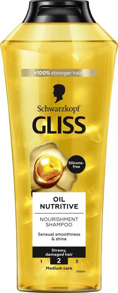 Schwarzkopf Gliss sampon de par - Oil Nutritive Shampoo (400ml)