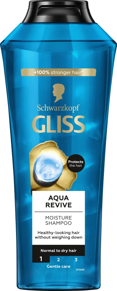 Schwarzkopf Gliss sampon de par - Aqua Revive Shampoo (400ml)