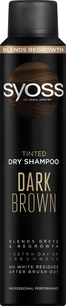 Syoss sampon uscat - Pure Dark Brown Dry Shampoo