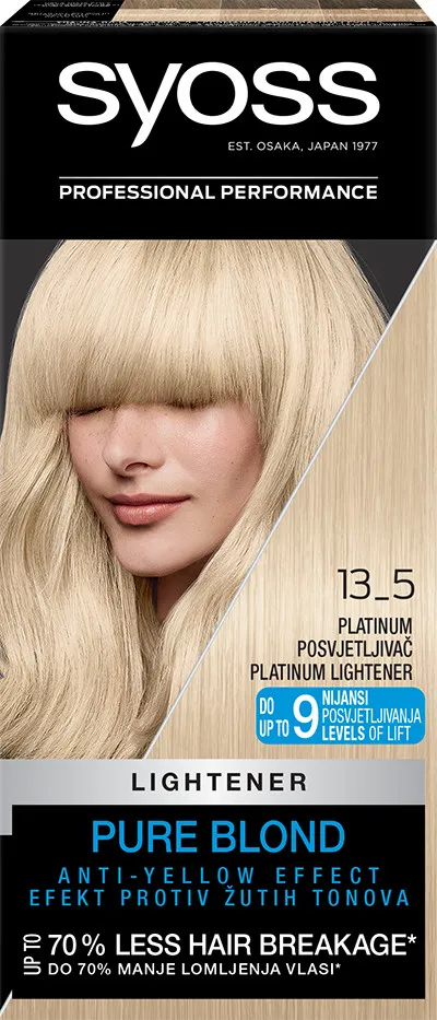 Syoss vopsea de păr  Permanent Coloration - 13_5 Platinum Lightener