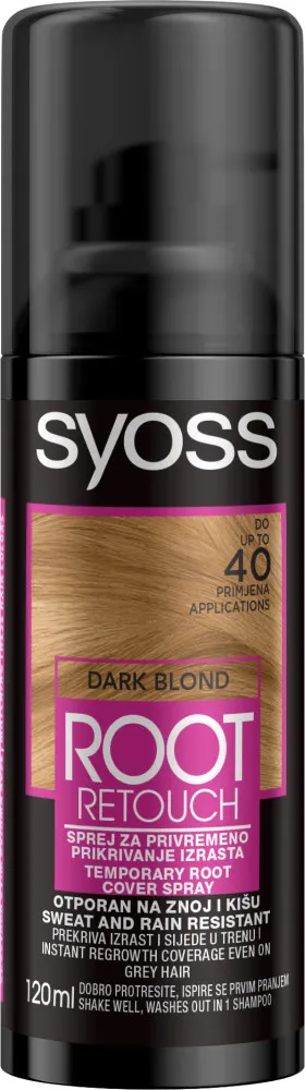 Syoss spray pentru acoperirea radacinilor - Root Retoucher - Dark Blond