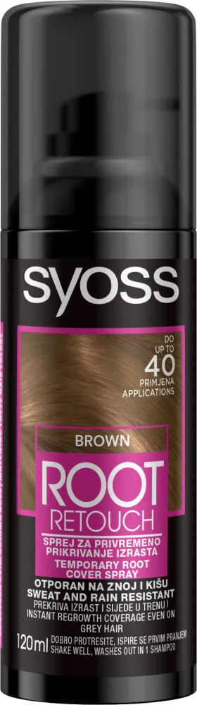 Syoss spray pentru acoperirea radacinilor - Root Retoucher - Brown