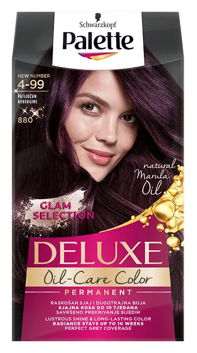 Schwarzkopf vopsea de par - Palette Deluxe - 4-99 Aubergine