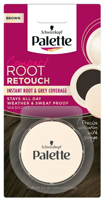 Schwarzkopf pudra pentru acoperirea radacinilor - Palette Root Retoucher - Brown