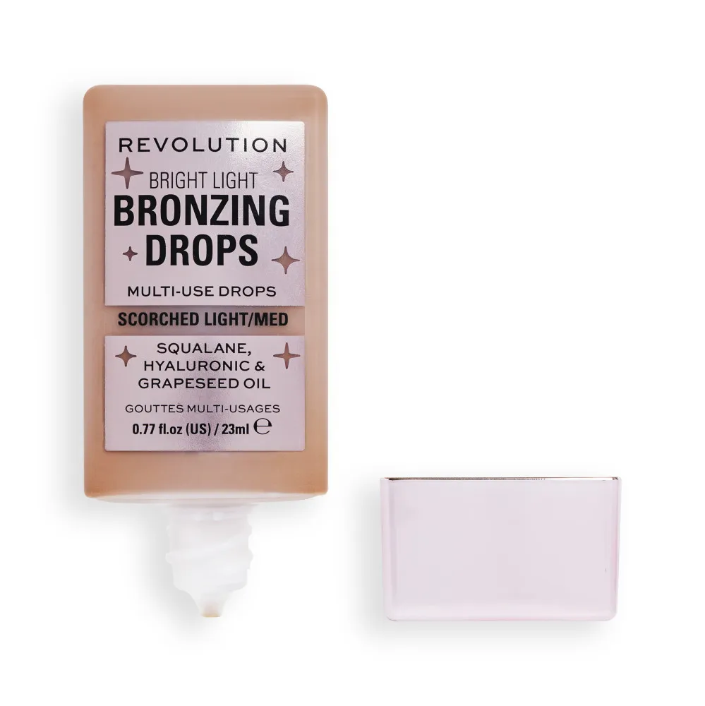 Revolution Bright Light Bronzing Drops Bronze - Scorched