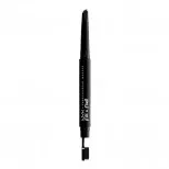 NYX Professional Makeup creion de sprancene  - -  Fill & Fluff Eyebrow Pomade Pencil   Black (FFEP08) // Produse deteriorate