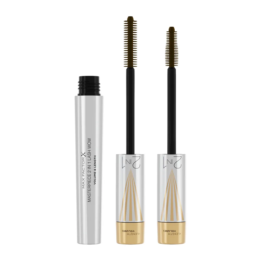 Max Factor Masterpiece 2in1 Lash Wow Mascara - Black Brown