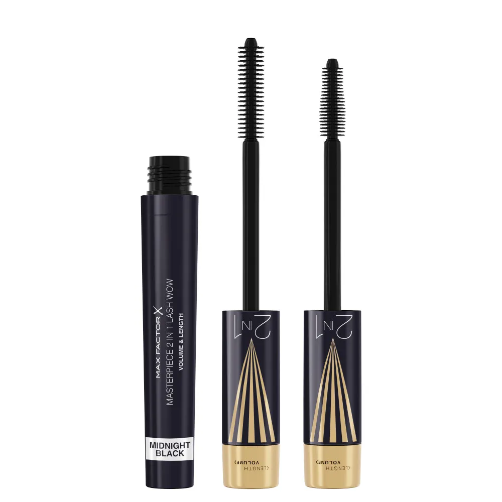 Max Factor Masterpiece 2in1 Lash Wow Mascara - Midnight Black