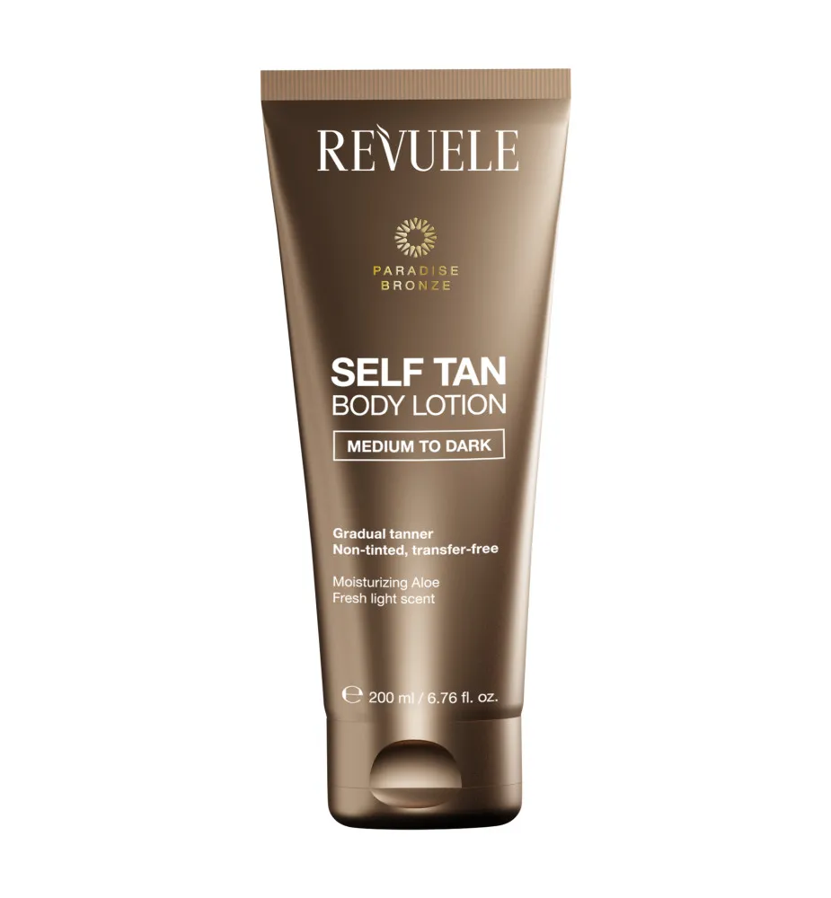 Revuele lotiune autobronzanta - Self Tan Body Lotion - Medium To Dark