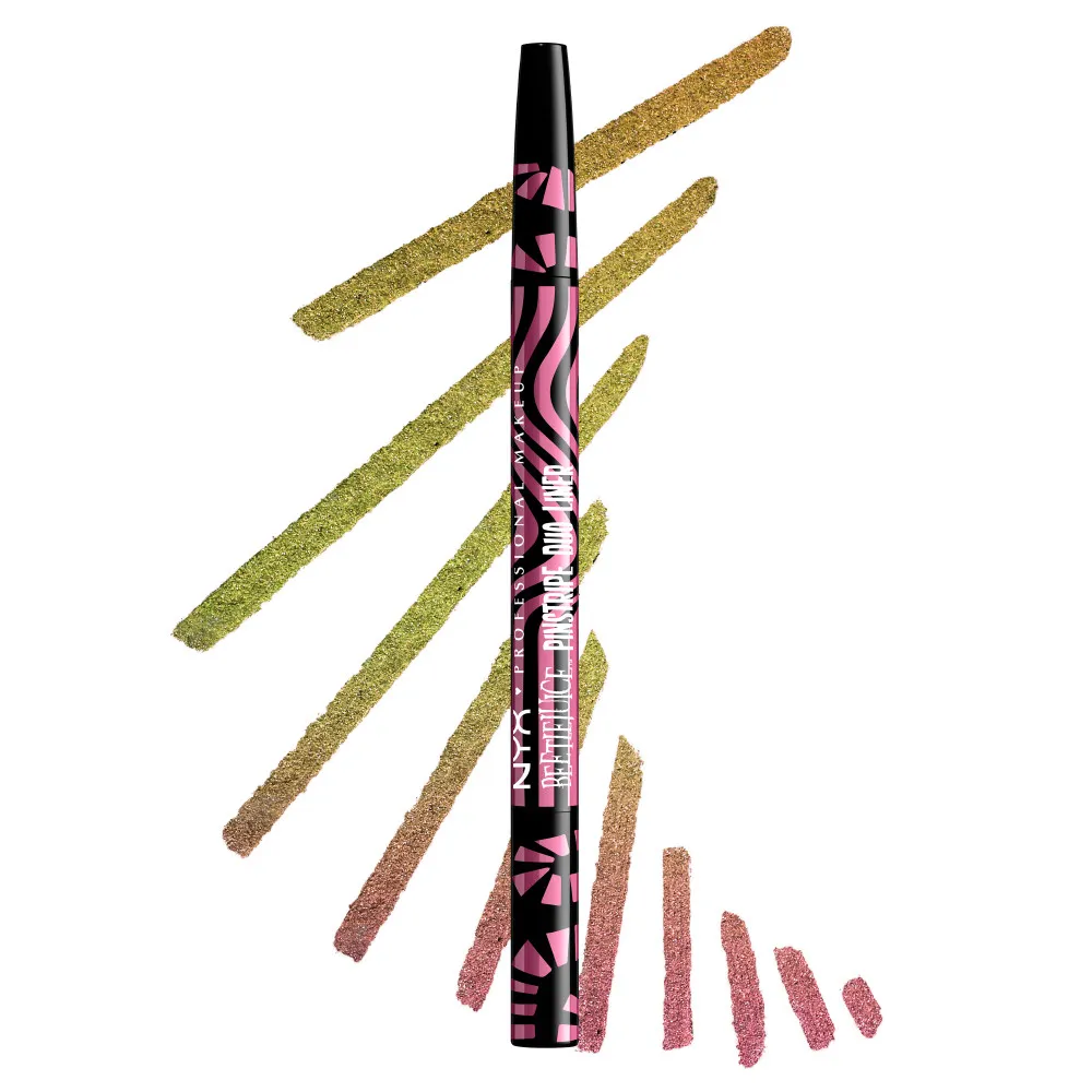 NYX Professional Makeup X Beetlejuice Pinstripe Duo Liner - 01 Pink Chrome