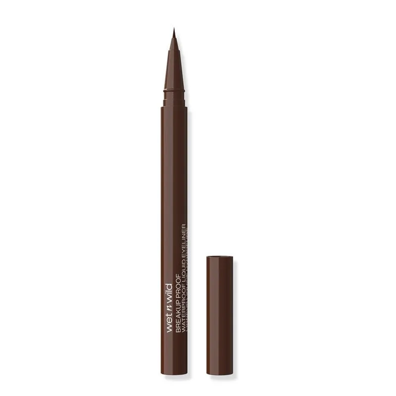 wet n wild Breakup Proof Waterproof Liquid Eyeliner  - Brown