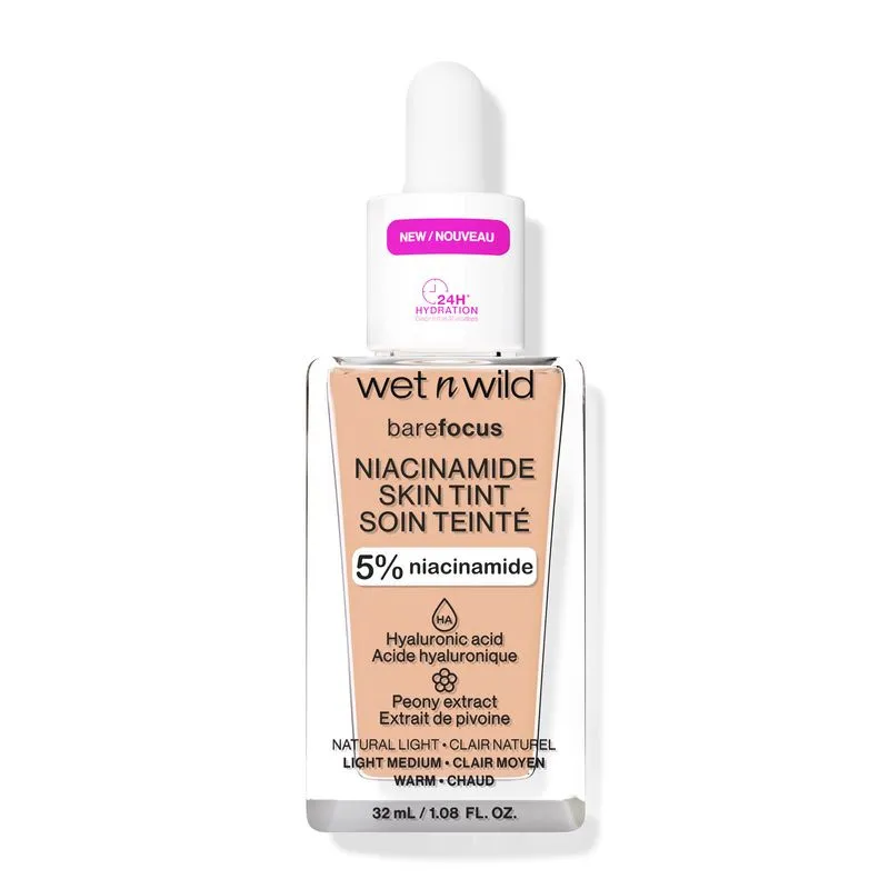 wet n wild  Bare Focus Niacinamide Skin Tint - Natural Light