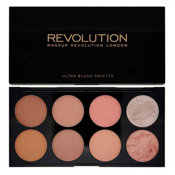 Revolution paleta de farduri de obraz- Ultra Blush Palette - Hot Spice Limited Edition